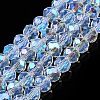 Electroplate Glass Beads Strands X-EGLA-A044-J6mm-L06-1