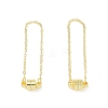 Brass Magnetic Clasp with Cable Safety Chain LS-KK-F839-035G-1