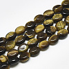 Natural Tiger Eye Beads Strands G-S357-B01-1