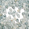 Frosted Transparent Acrylic Beads OACR-F013-12F-1