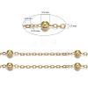 Brass Flat Oval Cable Chains X-CHC018Y-G-3