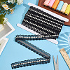 Polyester Lace Rivets Ribbon OCOR-GF0006-09B-4