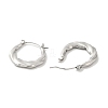 Non-Tarnish 304 Stainless Steel Hoop Earrings for Women LS-EJEW-G364-02P-2