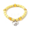 Handmade Polymer Clay Beads Stretch Bracelets BJEW-JB06431-5