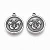 304 Stainless Steel Pendants STAS-P225-088AS-1