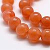 Natural Red Aventurine Bead Strands G-P257-03-8mm-3