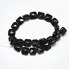 Natural Black Agate Beads Strands G-S357-D01-11-2