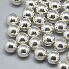 925 Sterling Silver Beads STER-T002-232S-4mm-1