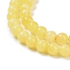 Natural Beeswax Beads Strands G-Z100-A01-6mm-4