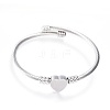 Tarnish Resistant 316 Surgical Stainless Steel Torque Bangles X-BJEW-D437-A37-P-1