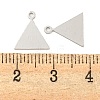 925 Sterling Silver Triangle Charms STER-B005-36P-3
