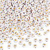 500Pcs Plating Acrylic Beads PACR-TADJ0001-01K-1