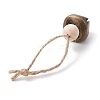 Iron Bell Pendant Decoration HJEW-JM02228-01-4