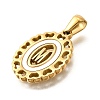 Golden 304 Stainless Steel Pendants STAS-K300-02G-M-2