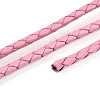 Braided Cowhide Leather Cord NWIR-N005-01D-4mm-3