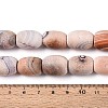 Dyed Natural Agate Beads Strands G-T144-29-5