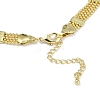 Rack Plating Brass Multi-Strand Ball Chain Necklaces for Women NJEW-K382-04G-2