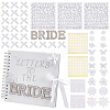 DIY Wedding Bride Paper Photo Albums Kits AJEW-FG0008-67-1