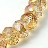 Electorplated Glass Beads X-EGLA-E005-12-1