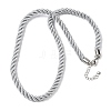 5MM Nylon Twisted Cord Necklace Making FIND-G096-01P-27-1