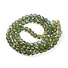 Baking Paint Transparent Glass Beads X1-DGLA-A035-T4mm-A08-3