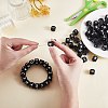 20Pcs Black Cube Letter Silicone Beads 12x12x12mm Square Dice Alphabet Beads with 2mm Hole Spacer Loose Letter Beads for Bracelet Necklace Jewelry Making JX433X-5