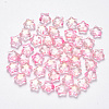 Spray Painted Glass Beads LS-GLAA-R211-04-E01-1