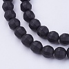 Opaque Glass Beads Strands PORC-P025-01-12mm-3