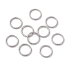 Non-Tarnish 304 Stainless Steel Open Jump Rings X-STAS-C040-01G-P-1