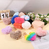 24Pcs Cloth Plush Keychains KEYC-WH0038-68-5