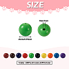 100Pcs 10 Colors Food Grade Eco-Friendly Silicone Focal Beads SIL-TA0001-27-12