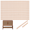 Gourd Wood Carving Waistline Edge Strips for Living Room Background Wall Decorative DIY-WH0622-560A-1