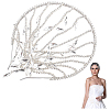 Rhinestone Hair Bands for Women Girls AJEW-WH20033-105-1