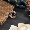 1Pc Alloy Rhinestone Lapel Pins JEWB-CP0001-44-8