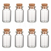 Glass Jar Glass Bottles X1-AJEW-H004-7-1-1