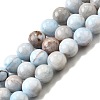 Natural Striped Stone Beads Strands G-D315-A01-01-6mm-2