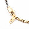 304 Stainless Steel Curb Chain Bracelets & Necklaces Jewelry Sets SJEW-JS01187-5