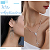 50Pcs Alloy Crystal Rhinestone Pendants ALRI-ME0001-02-5