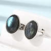 Adjustable Brass Cuff Open Rings for Women GG-CBA7610-09P-1