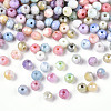 200Pcs Faceted Electroplated Glass Beads Strands GLAA-YW0003-38-6mm-1