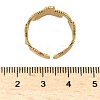 304 Stainless Steel Open Cuff Rings for Women RJEW-U060-01A-G-3