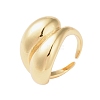 Brass Open Cuff Ring LS-RJEW-R143-01A-G-1