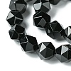 Natural Black Onyx Beads Strands G-K066-13-10mm-4