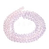 Transparent Painted Glass Beads Strands LS-DGLA-A034-T3mm-A05-5