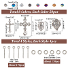   DIY Rosary Beaded Style Necklaces Bracelet Making Finding Kit DIY-PH0021-63-2