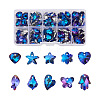 Glass Rhinestone Pendants YS-TAC0007-01A-1