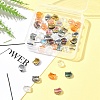 45Pcs 9 Colors Electroplate Glass Beads FIND-FS0002-80-8