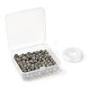 100Pcs 8mm Grade AA Natural  Labradorite Round Beads DIY-LS0002-58-7