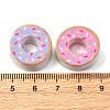 Printed Wood Beads WOOD-V003-02-3