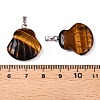 Natural Tiger Eye Pendants G-T138-208I-3